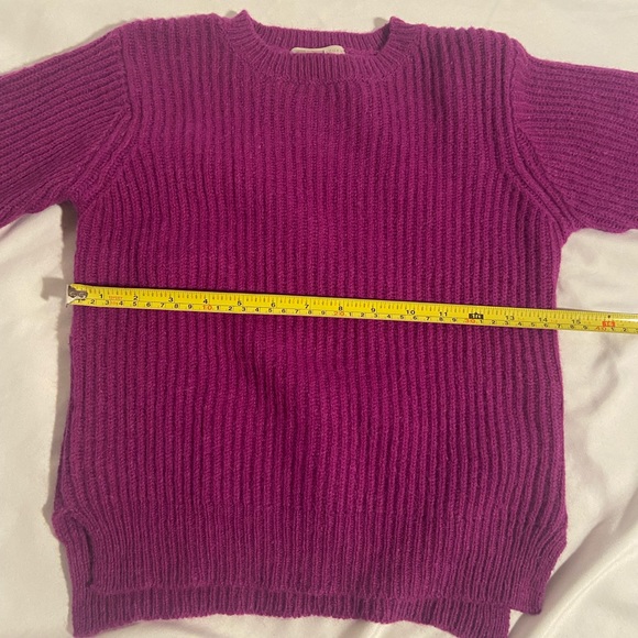 Stella Mccartney Kids Size 8 Purple Knit Sweater Wool Alpaca RETAILS FOR $220 - Picture 3 of 5